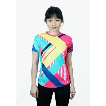TRIJEE - Women's Jersey - Nadine - Pink Blue 